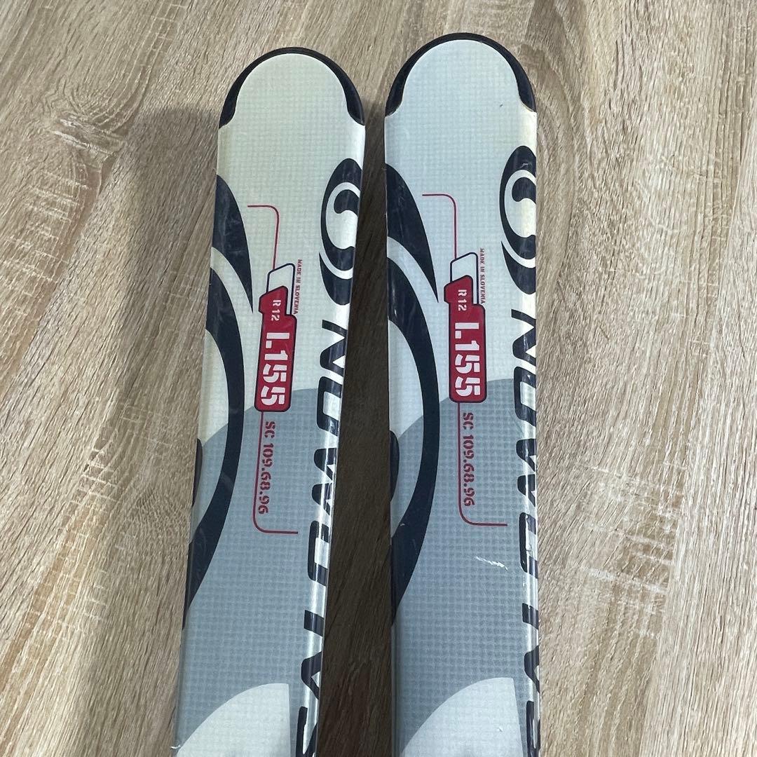 SALOMON 155cm 25/25.5cm スキーセット