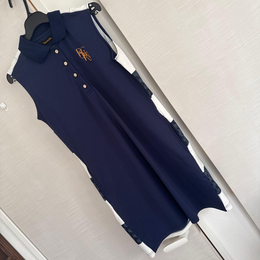 Resurrection ポロワンピース ネイビー ホワイト