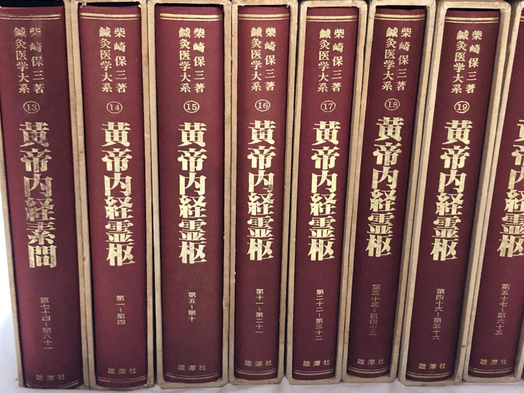鍼灸医学体系　柴崎保三　25巻セット
