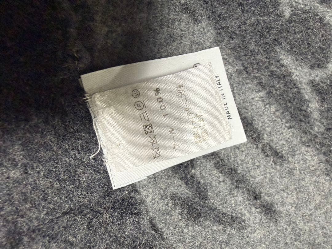 ベルルッティ Berluti マフラー スカーフ カリグラフィ クリス グレー