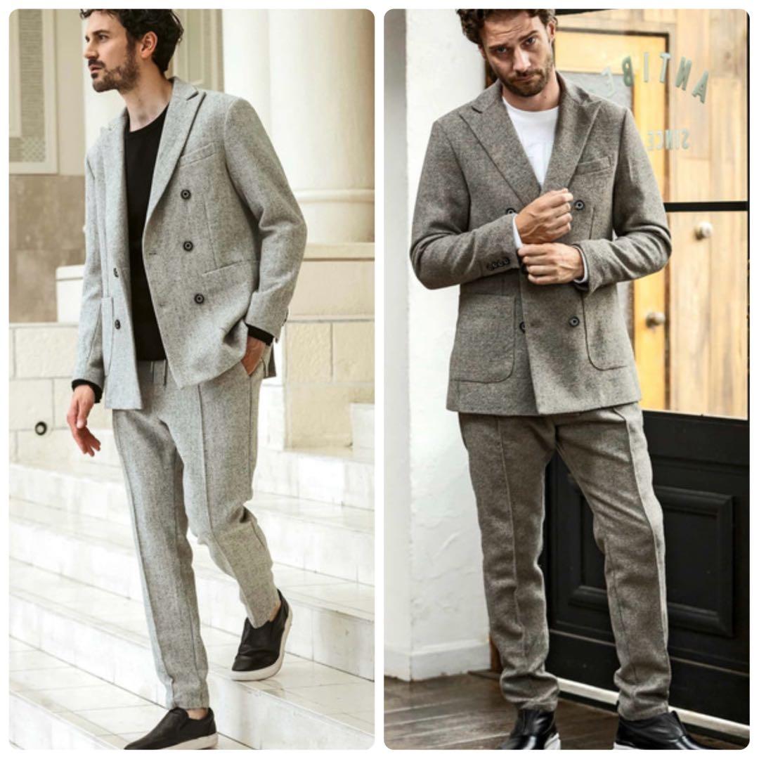 美品　1PIU1UGUALE3 RELAX クラッシック　セットアップ　S