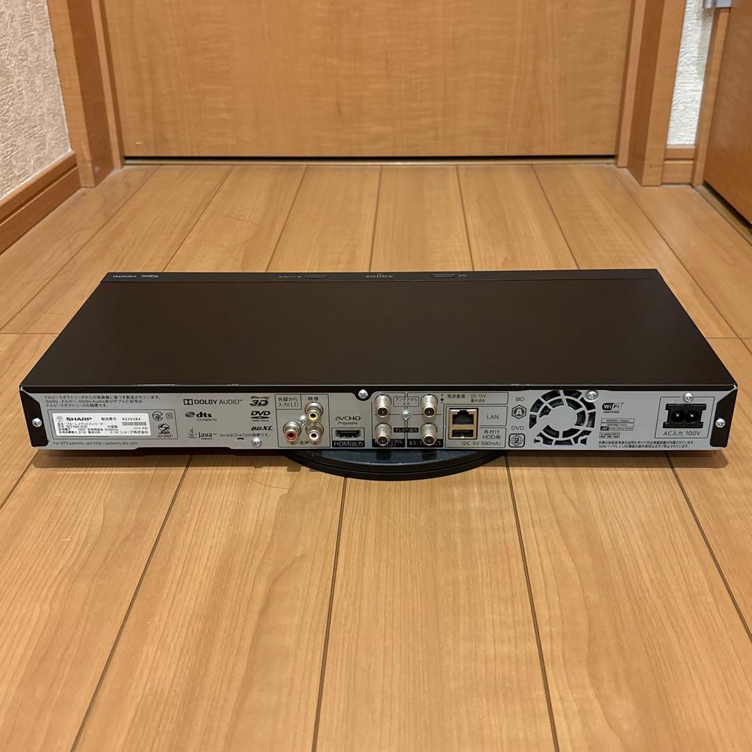 SHARP AQUOS BD-NW1200 2TB 2番組同時録画