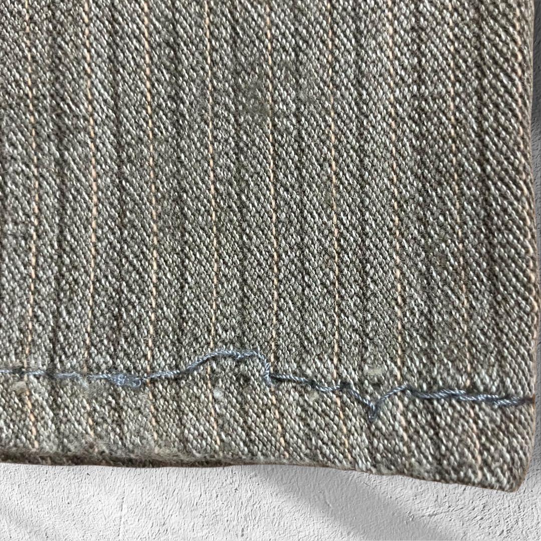 WAREHOUSE ウエアハウス ヘリンボーン ワークパンツ W34シンチバック