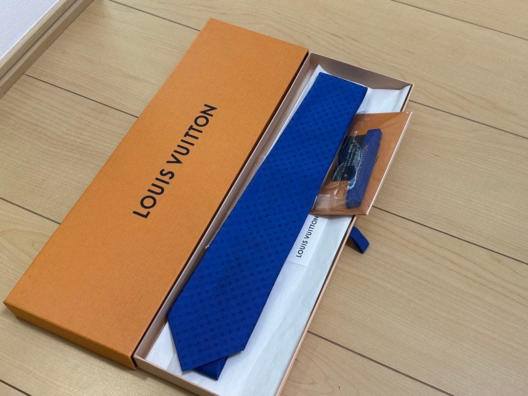 ルイ・ヴィトン クラヴァット・ネオ モノグラミッシム コバルト