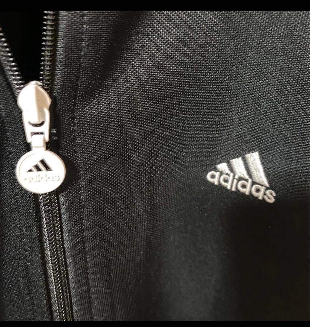 2点セット　【未使用タグ付】アディダス　セットアップトラックジャケット　ブラック