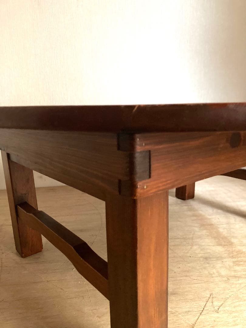 【送料込】ヴィンテージのちゃぶ台　円卓　天板直径68cm