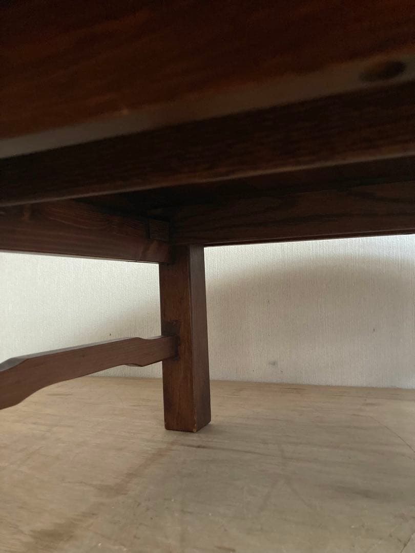 【送料込】ヴィンテージのちゃぶ台　円卓　天板直径68cm