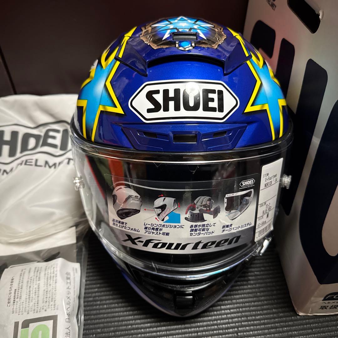 M*n様 SHOEI X-Fourteen NORICK ノリック04 Mサイズ