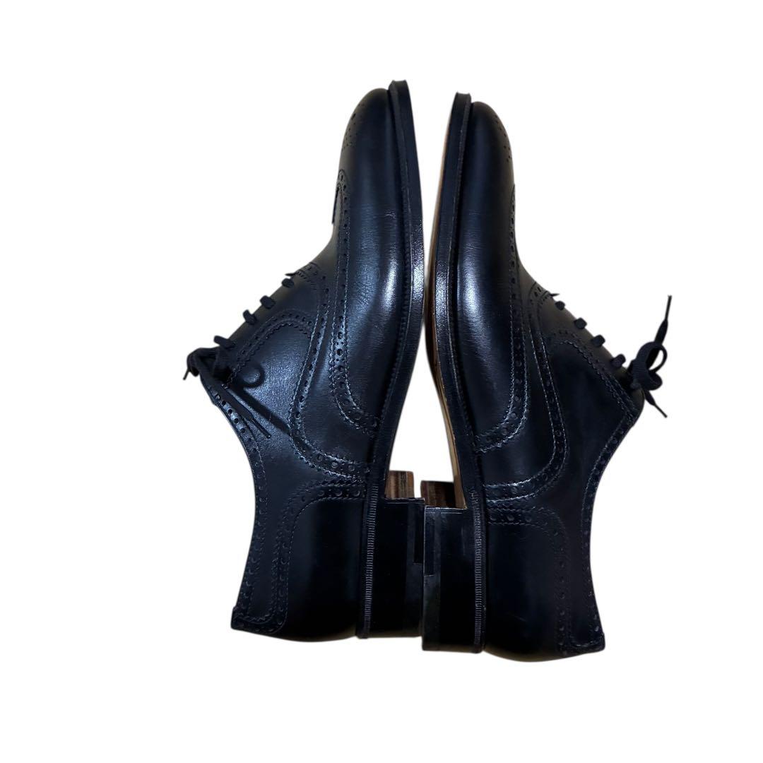 TANINO CRISCI ウィングチップ ブラック ドレスシューズ 7