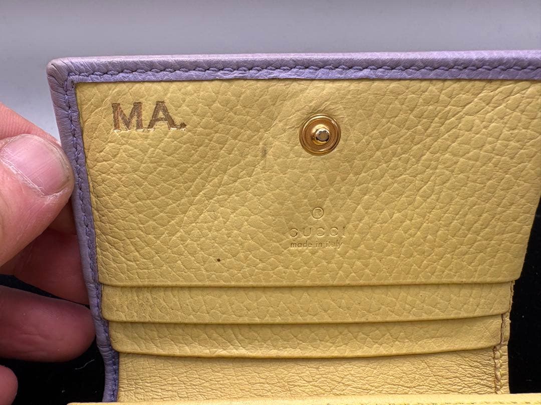 GUCCI オンライン限定 ダブルG カードケース ＆紙幣入れ付き