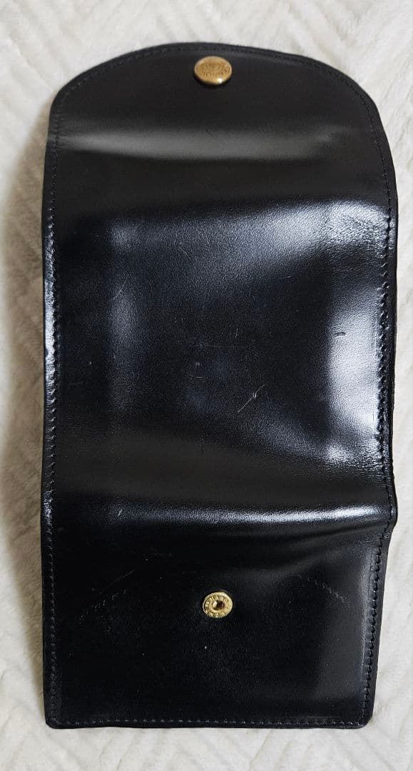 GLEN公式限定フラップ付きミニ財布バイカラー