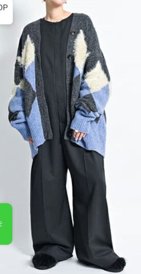 シティショップ　WOOL ジャンプスーツ　オールインワン　美品