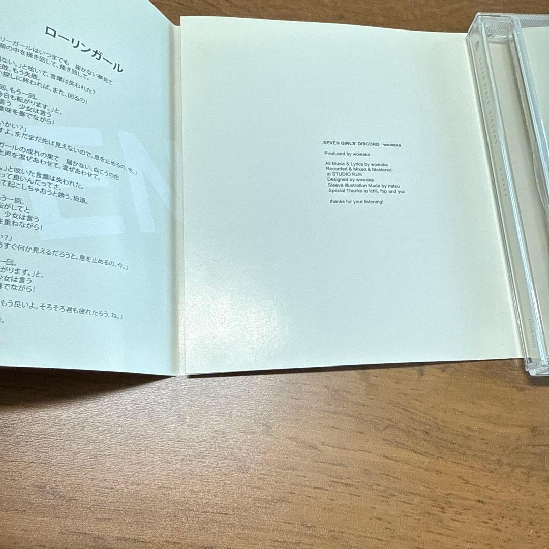 『SEVEN GIRLS’ DISCORD』「wowaka（現実逃避P）」