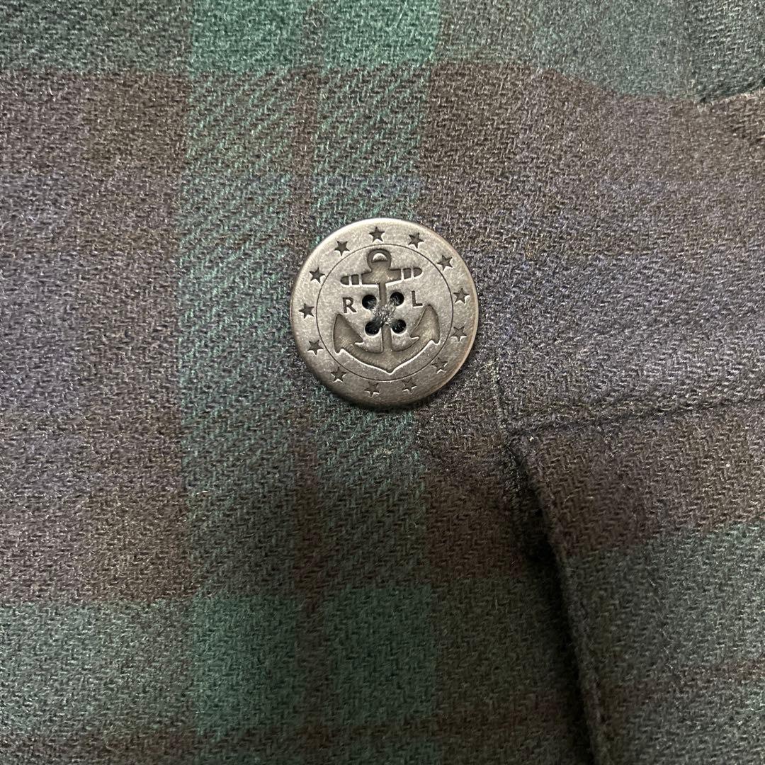 美品POLO Ralph Lauren Black Watch Pea Coat