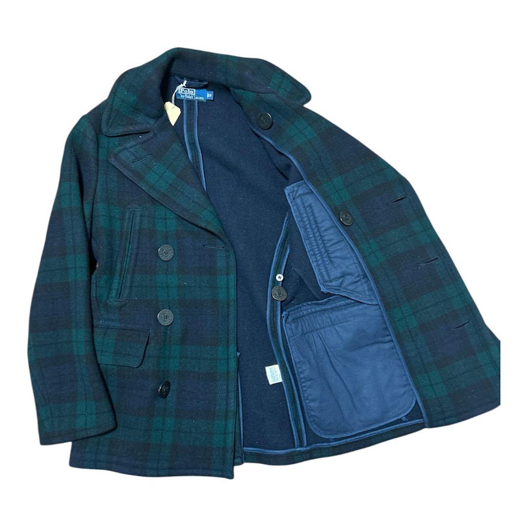 美品POLO Ralph Lauren Black Watch Pea Coat