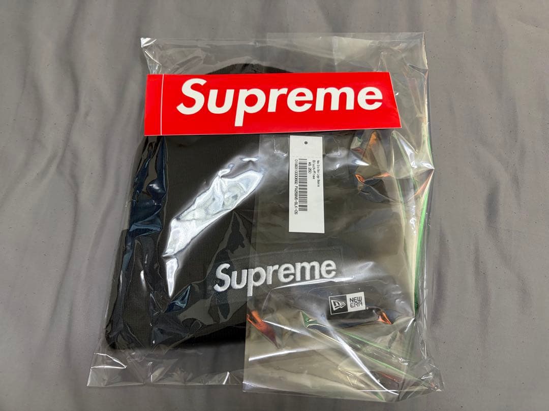 帽子 Supreme / New Era Box Logo Beanie Black