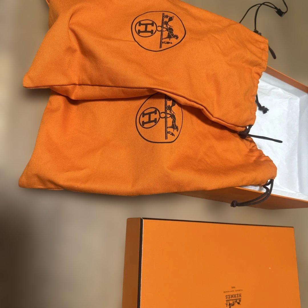 エルメス黒ミュール