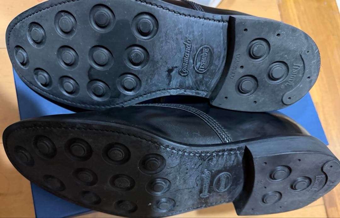 か*つ様 SANDERS サンダース ミリタリープレーントウオフィサーシューズ