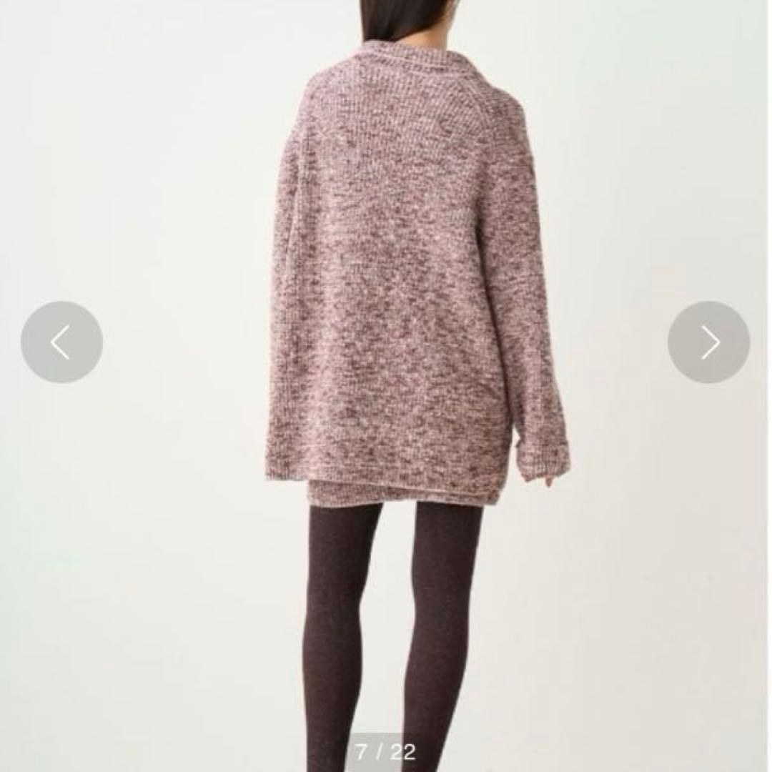 SNIDEL⭕️スナイデル　ニットジャケット　テーラード　ダブル　ピンク　人気完売