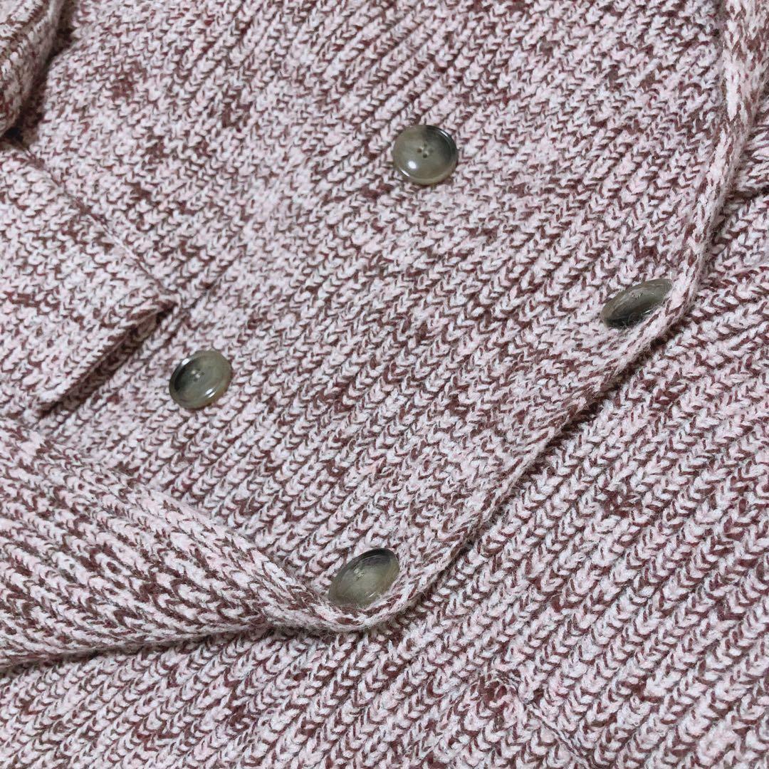 SNIDEL⭕️スナイデル　ニットジャケット　テーラード　ダブル　ピンク　人気完売