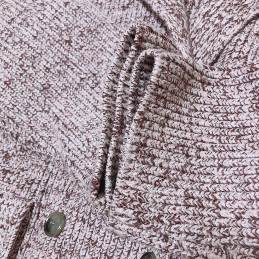 SNIDEL⭕️スナイデル　ニットジャケット　テーラード　ダブル　ピンク　人気完売