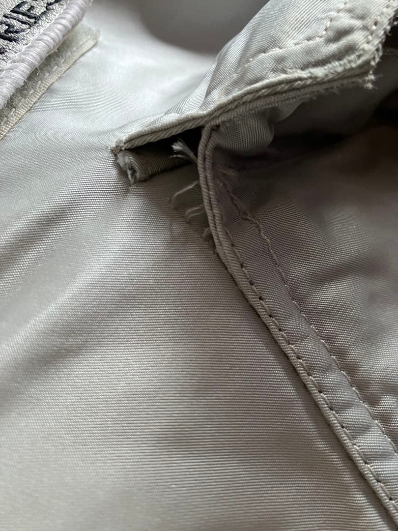 ALPHA cwu-45p ミリタリー フライトジャケット シルバーグレー系 L