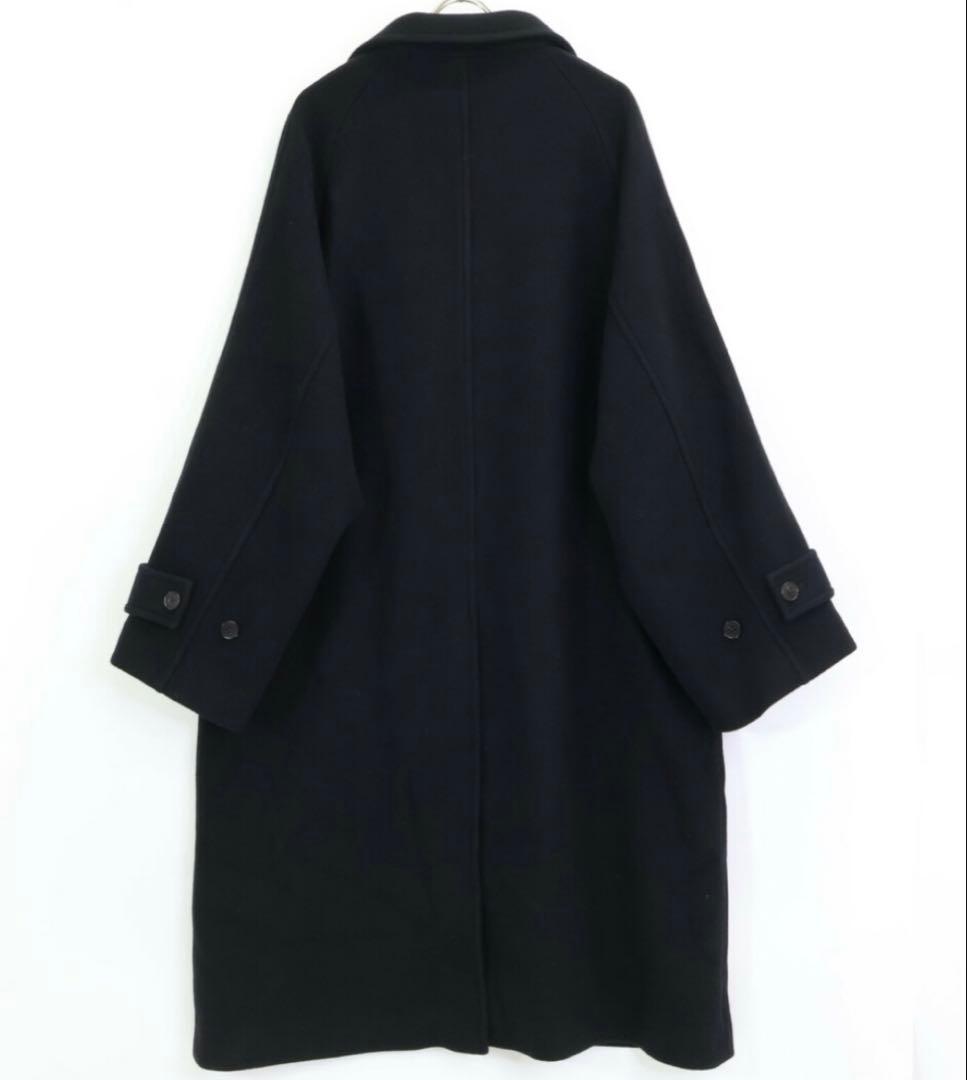 masaSOEウール100%Long Coat 黒