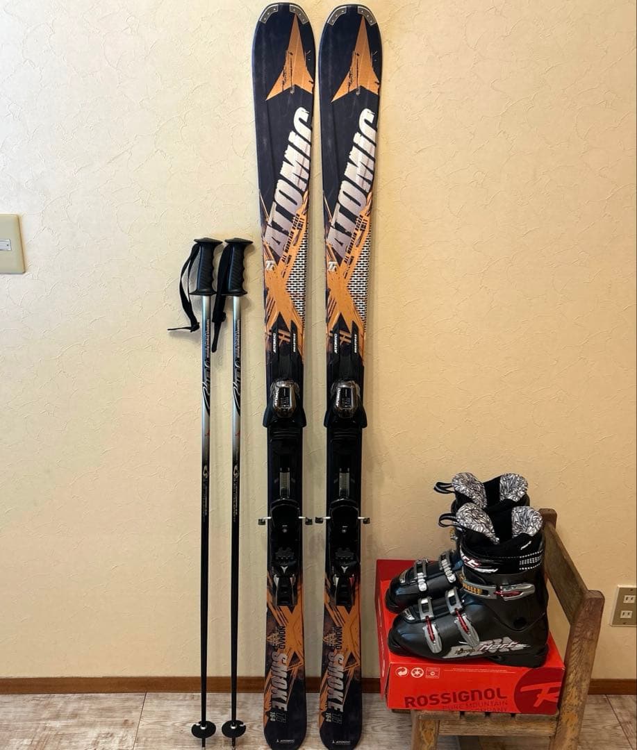 ◾️カービングスキーセット　板164㎝　ブーツ27.5㎝　男性用　メンズ用