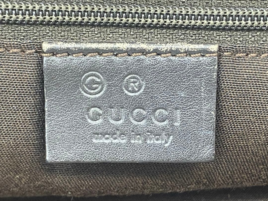 GUCCI グッチ キャンバス トートバッグ ブラウン