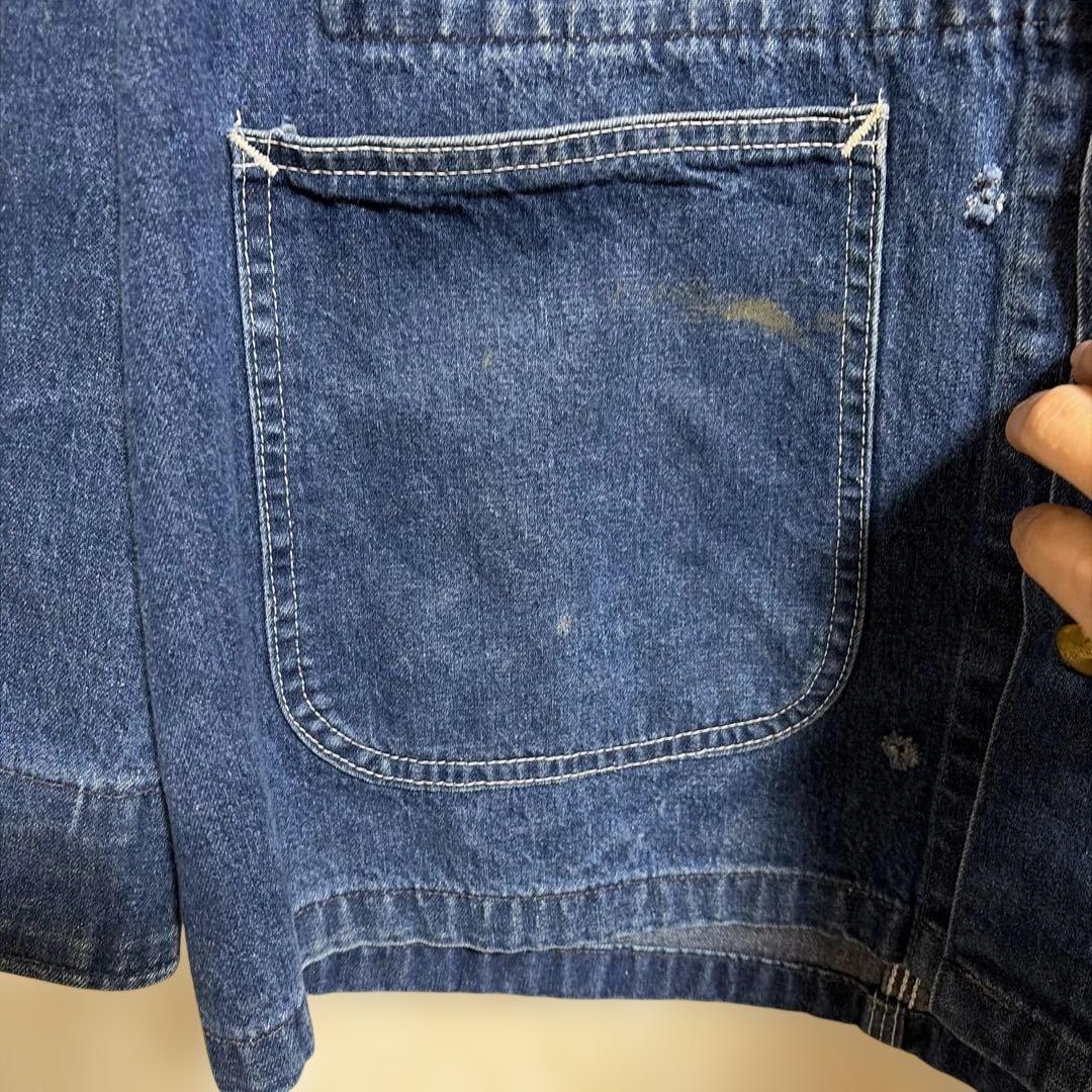 濱*中様 Carhartt カーハート カバーオール デニム ジャケット 濃紺