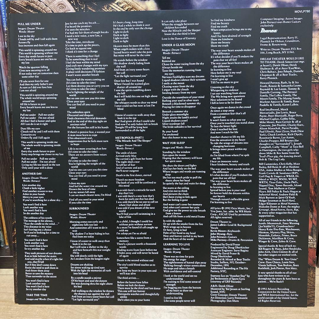 Dream Theater / Images and Words MOV盤