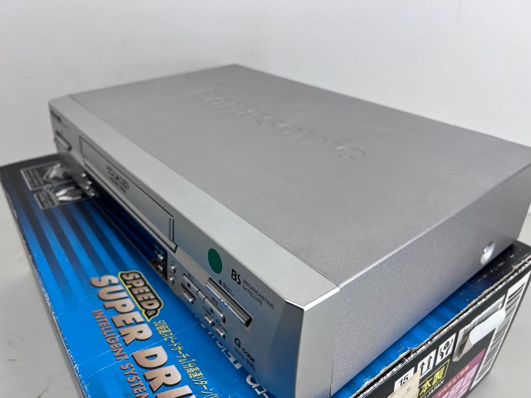 パナソニック VHSビデオデッキ NV-HXB10 リモコン AVケーブル