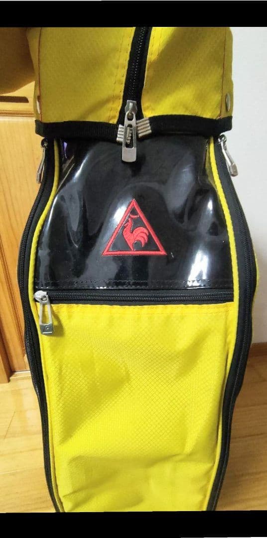 ★ルコックle coq sportif★ゴルフバッグ　イエロー系★