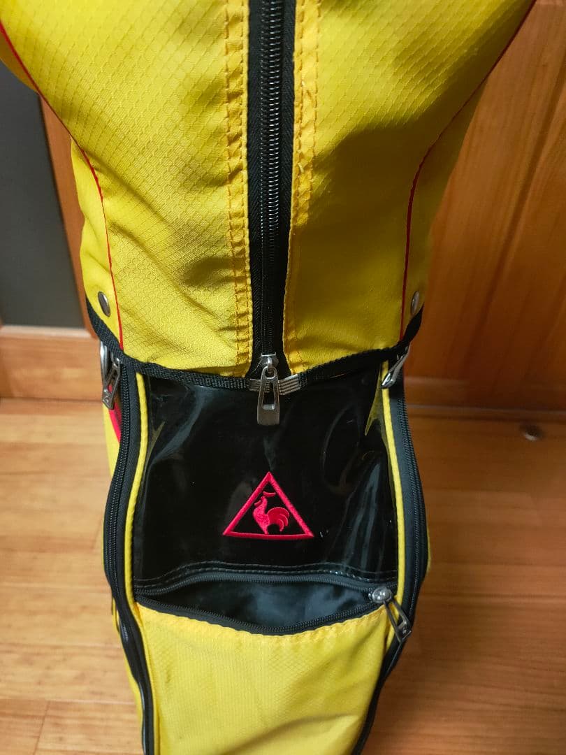 ★ルコックle coq sportif★ゴルフバッグ　イエロー系★
