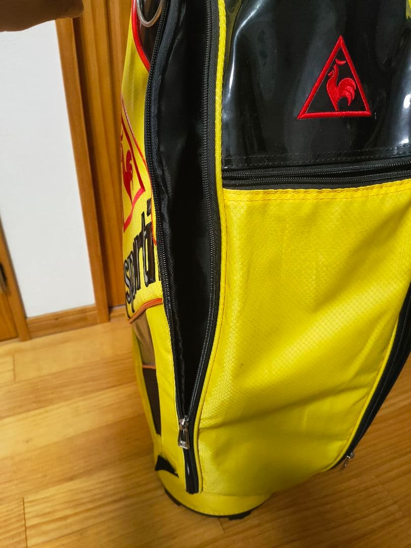 ★ルコックle coq sportif★ゴルフバッグ　イエロー系★
