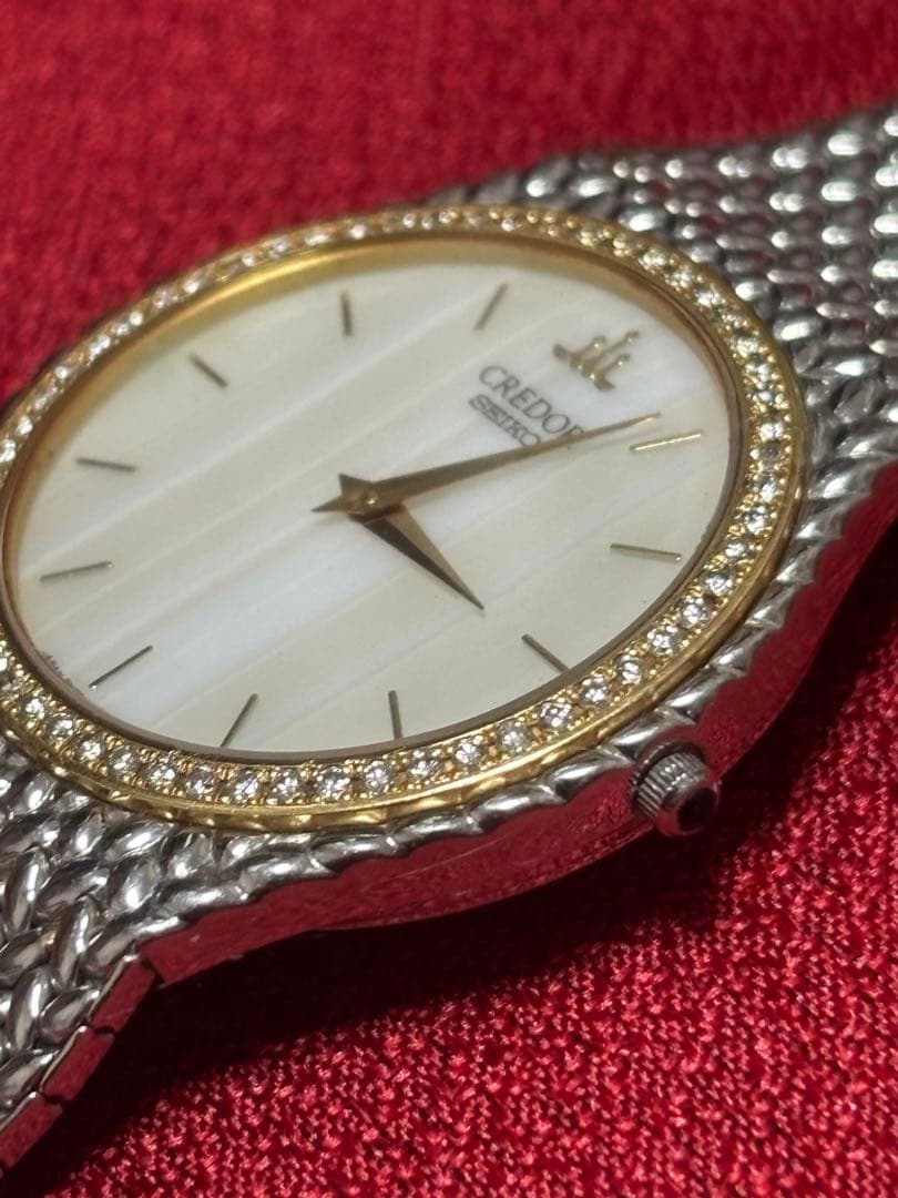 マ*ル様 セイコー　クレドール　8N70-6140 ダイヤベゼル　SEIKO ク