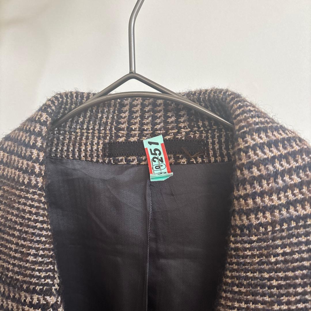ドゥーズィエムクラス　【美品】ウールチェックダブルジャケット