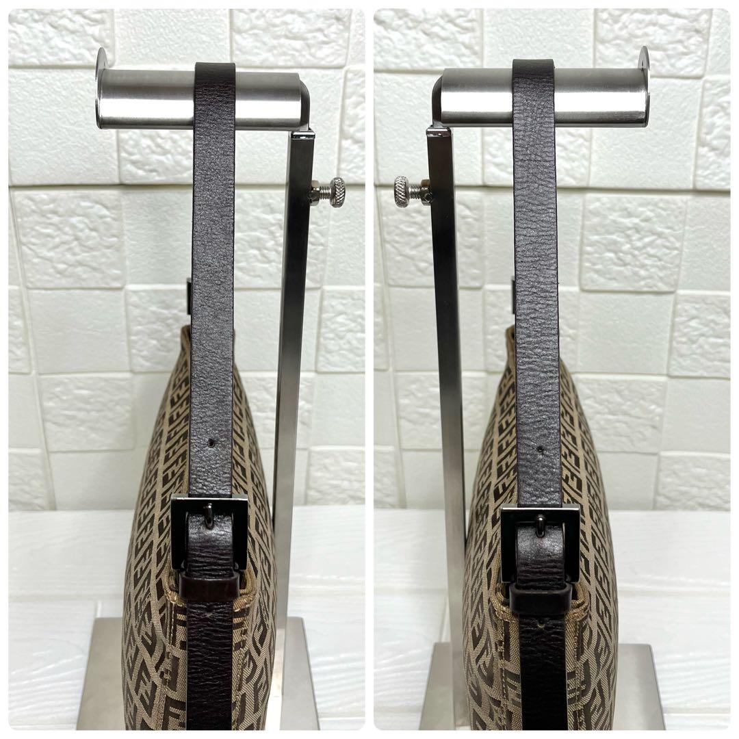 ✨上美品✨☘️FENDI☘️✨アクセサリーポーチ✨ズッキーノ✨キャンバスレザー✨