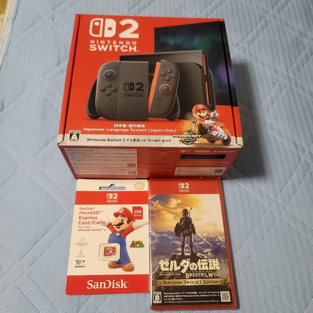 新品未開封Nintendo Switch2 日本語版 256GB microSD