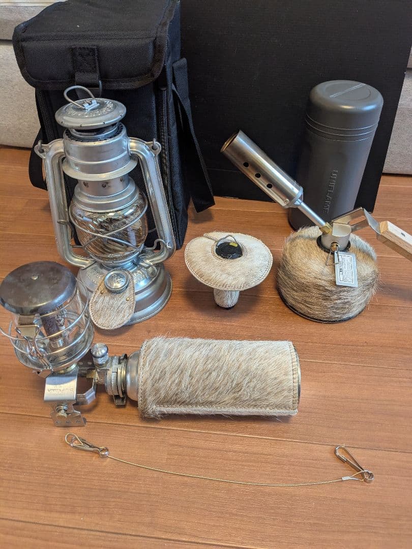 まとめ売りスノーピークユニフレームフュアーハンドゴールゼロ白熊本皮カバー