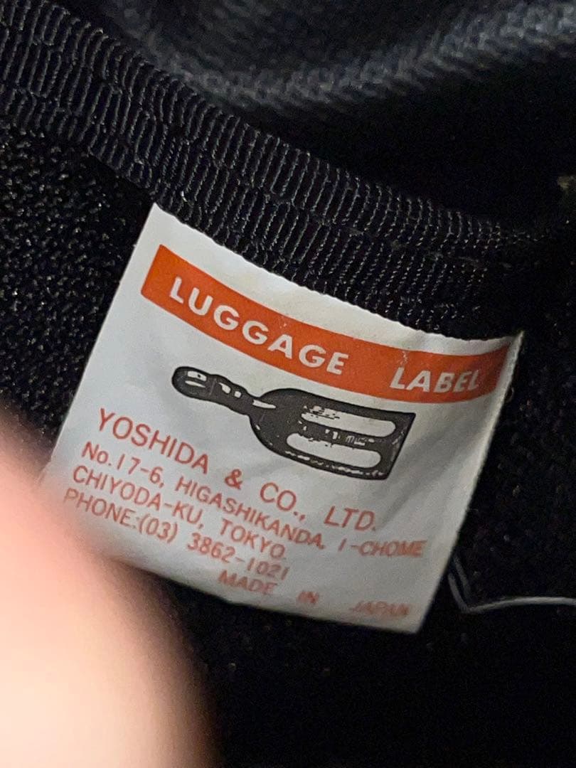 LUGGAGE LABEL ラゲッジレーベル　リュック　黒