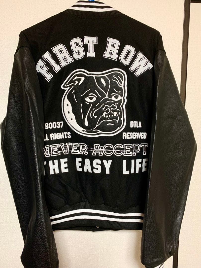 First lowスタジアムジャケット Fashion Nova