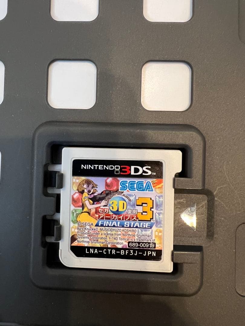 3DS セガ3D復刻アーカイブス3 FINAL STAGE おまけ2あり