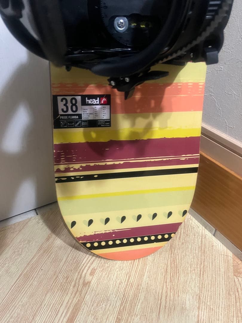 初中級！カービング、グラトリ！head pride 138cm 新品バイン