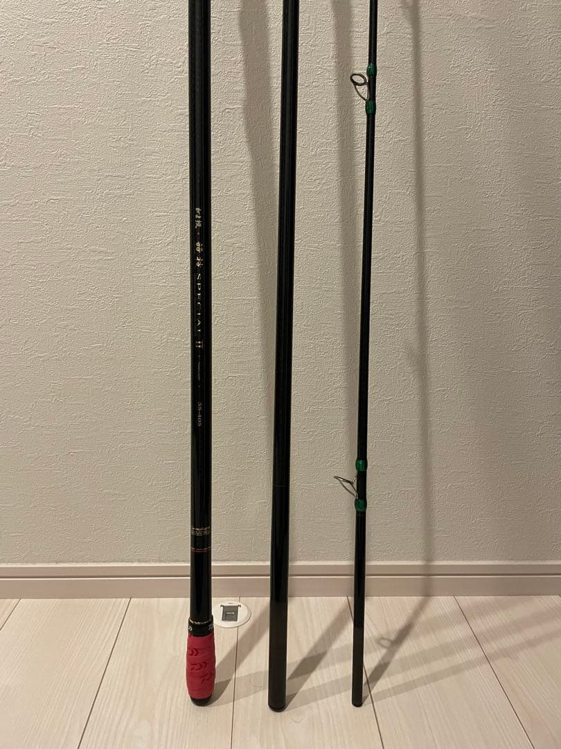 超美品　がまかつ がま投げ　競技スペシャル2 35-405 並継