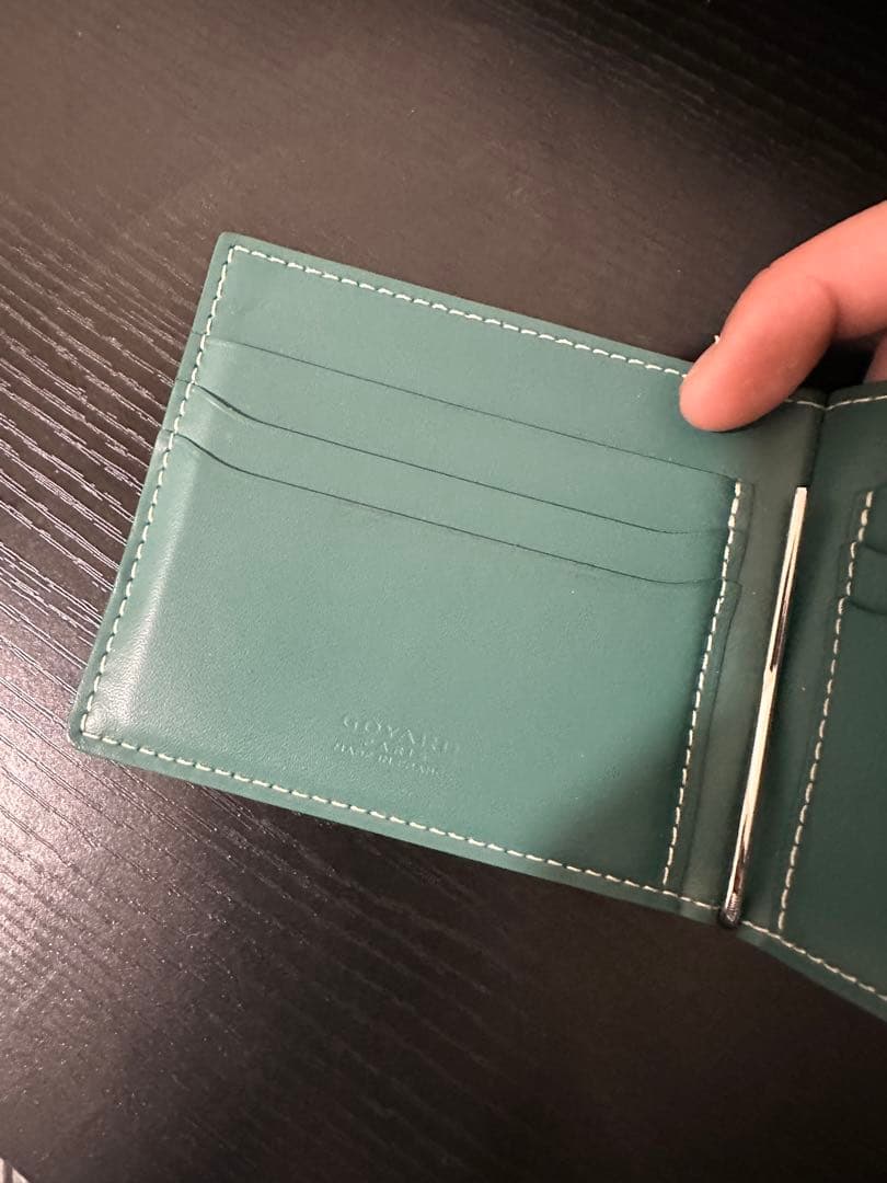 GOYARD ゴヤール　マネークリップ　グリーン