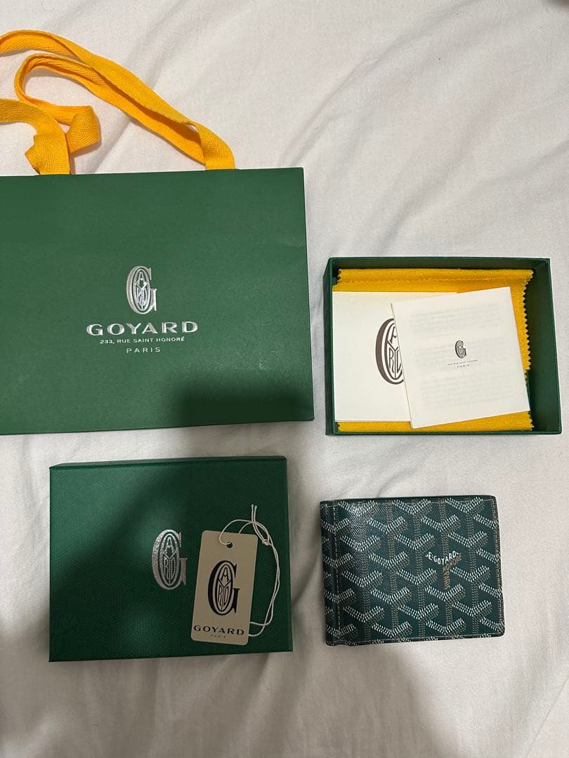 GOYARD ゴヤール　マネークリップ　グリーン