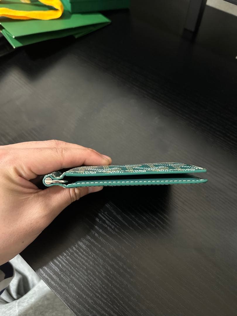 GOYARD ゴヤール　マネークリップ　グリーン