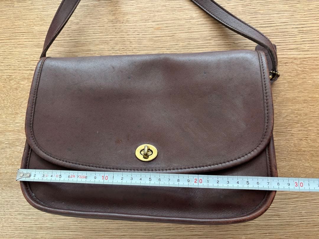 オールドコーチ　coach オールレザーショルダーバッグ