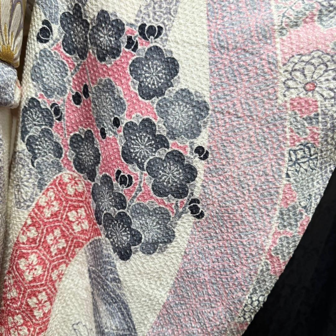 藤娘きぬたや　美品　総絞り　本絞り　熨斗　名品　白地　フルセット　振袖　振り袖